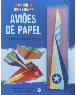 Aviões de papel: livro de atividades