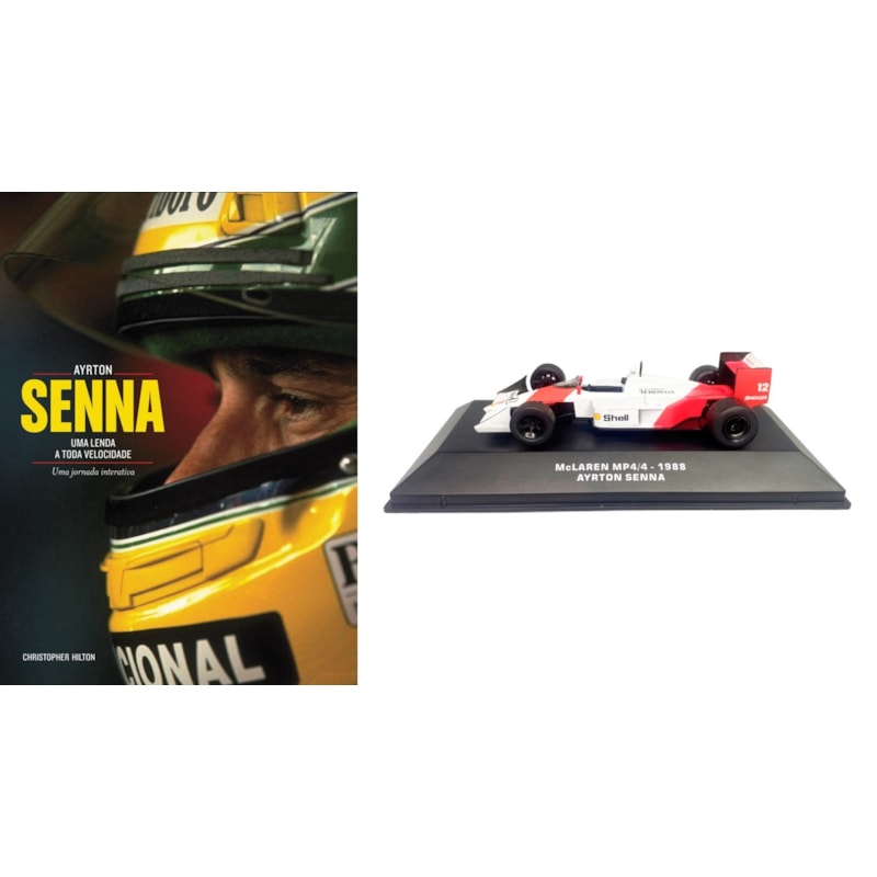 Ayrton senna: uma lenda a toda velocidade - edição especial: acompanha miniatura da mclaren