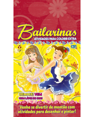 BAILARINAS - ATIVIDADES PARA COLORIR