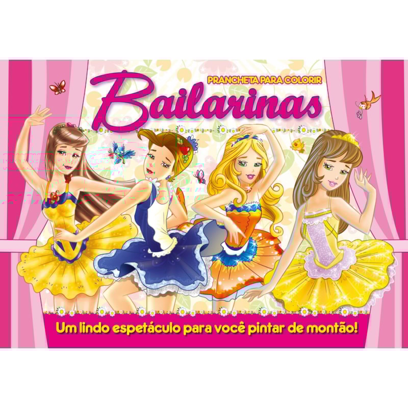 BAILARINAS PRANCHETA PARA COLORIR