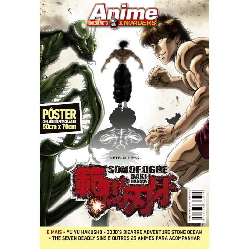 BAKI - O CAMPEÃO - SUPERPÔSTER ANIME INVADERS