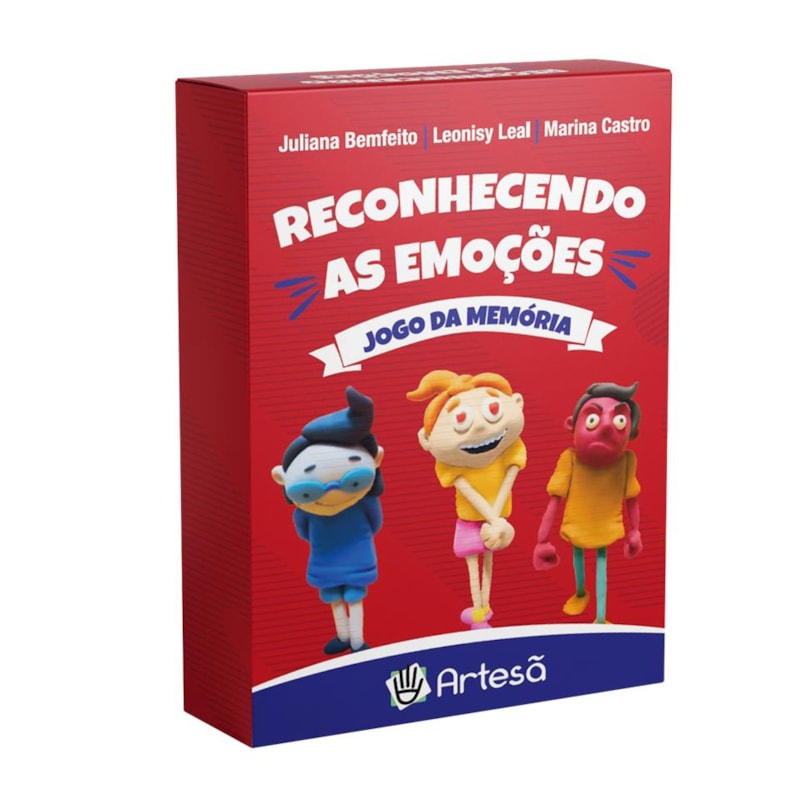 Baralho Reconhecendo as emoções: jogo da memória