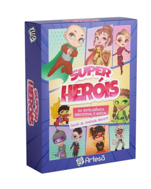 Baralho super heróis da inteligência emocional e social