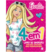 BARBIE - 4 EM 1 - LIVRO DE DIVERSÃO