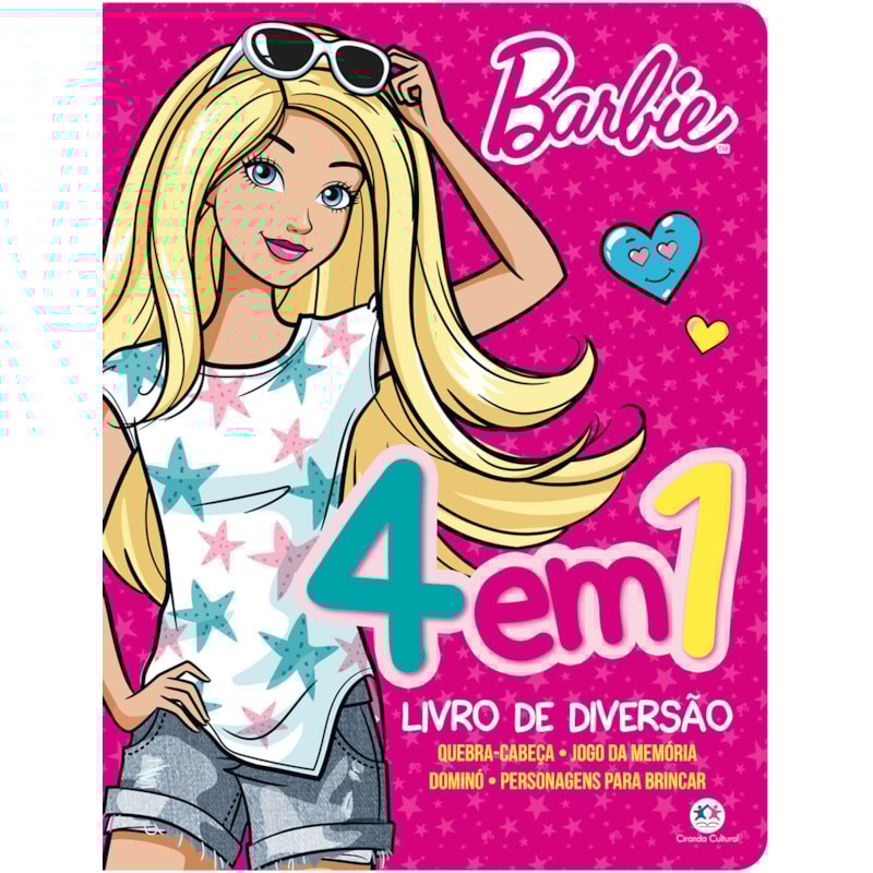 BARBIE - 4 EM 1 - LIVRO DE DIVERSÃO