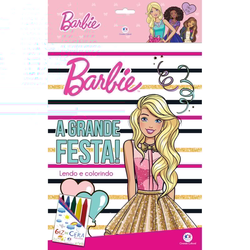 BARBIE - COM GIZ DE CERA