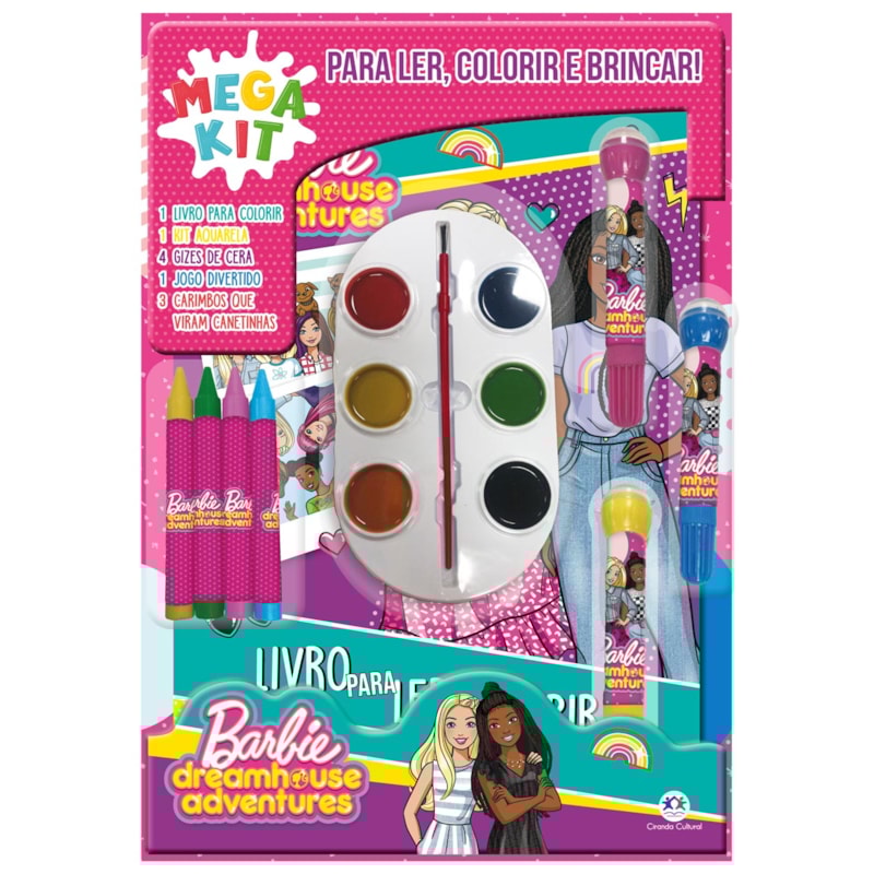 Barbie - Ler, colorir e brincar