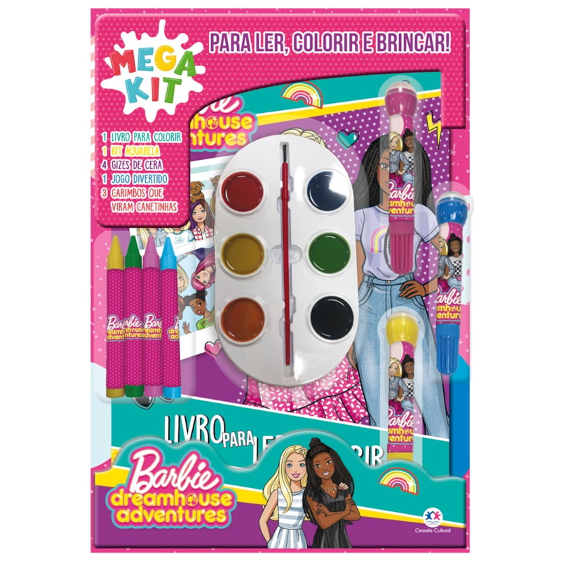 BARBIE - LER, COLORIR E BRINCAR