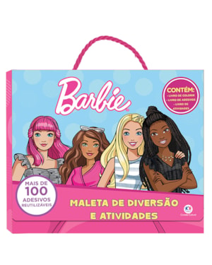 BARBIE - MALETA DIVERSÃO E ADESIVOS
