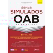 BATERIA DE SIMULADOS OAB 1ª FASE - 1ª ED - 2020