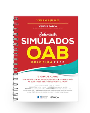 BATERIA DE SIMULADOS OAB 1ª FASE - 3ª ED - 2022