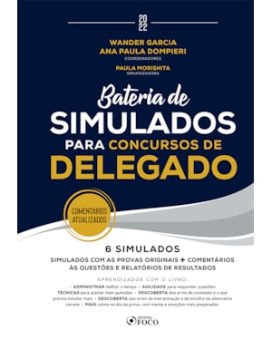 BATERIA DE SIMULADOS PARA CONCURSOS DE DELEGADO - 1ª ED - 2022