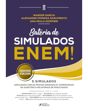 BATERIA DE SIMULADOS PARA O ENEM - 1ª ED - 2023