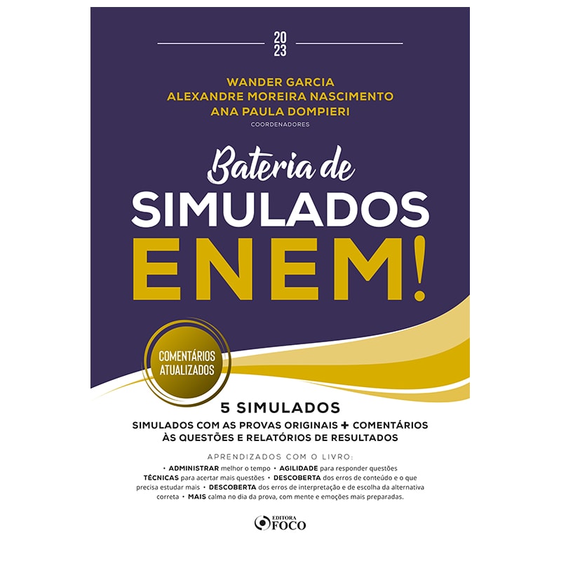 BATERIA DE SIMULADOS PARA O ENEM - 1ª ED - 2023