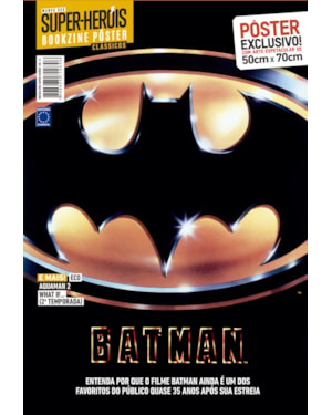 BATMAN 1989 - SUPERPÔSTER MUNDO DOS SUPER-HERÓIS