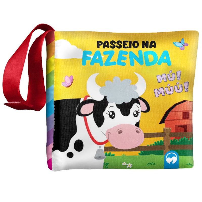 BEBÊ FELIZ - PASSEIO NA FAZENDA: LIVRO DE PANO INFANTIL