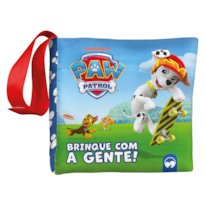 BEBÊ FELIZ - PATRULHA CANINA: BRINQUE COM A GENTE: LIVRO DE PANO INFANTIL