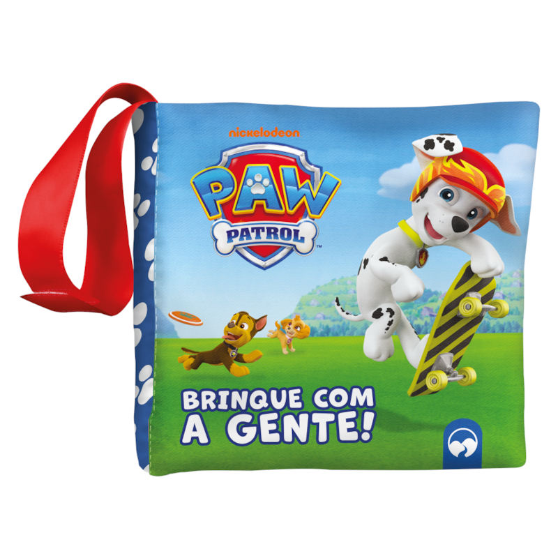 BEBÊ FELIZ - PATRULHA CANINA: BRINQUE COM A GENTE: LIVRO DE PANO INFANTIL
