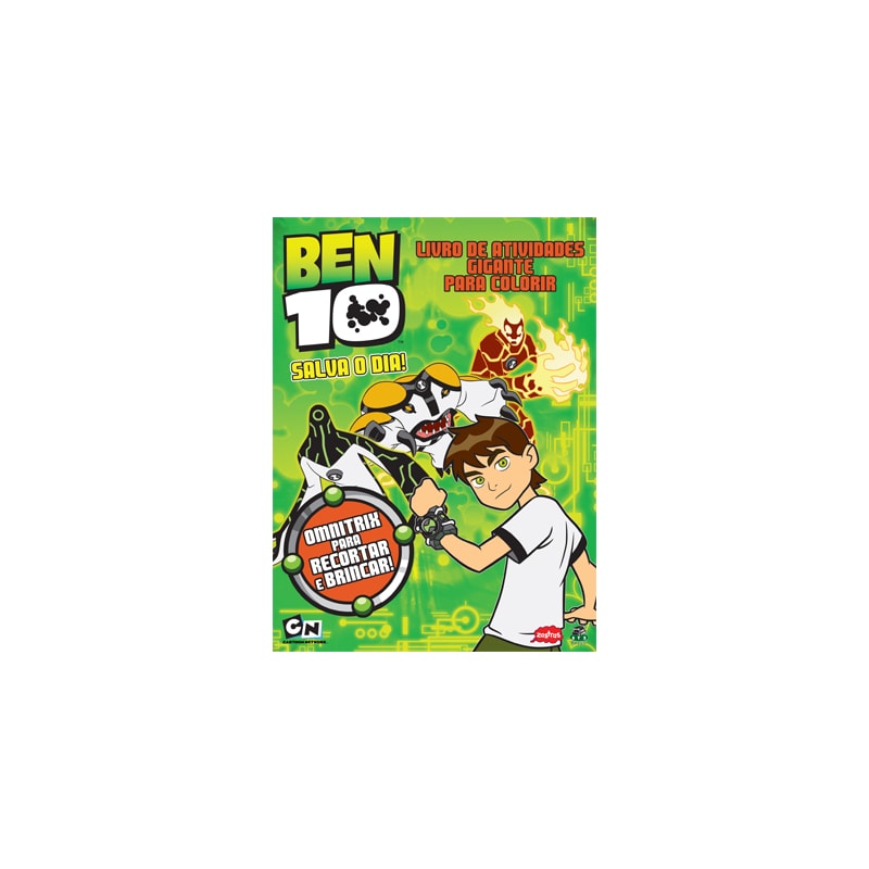 BEN 10 SALVA O DIA: ATIVIDADES GIGANTE PARA COLORIR