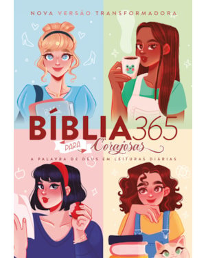 BÍBLIA 365 NVT, LEITURAS DIÁRIAS, LETRA REGULAR, CAPA BROCHURA CORAJOSAS: A PALAVRA DE DEUS EM LEITURAS DIÁRIAS