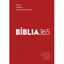BÍBLIA 365 NVT, LEITURAS DIÁRIAS, LETRA REGULAR, CAPA DURA VERMELHA: A PALAVRA DE DEUS EM LEITURAS DIÁRIAS