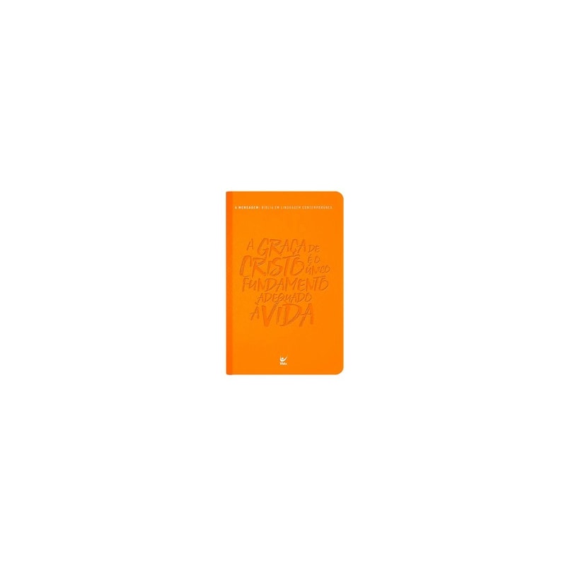 Biblia A Mensagem - Capa luxo - Laranja