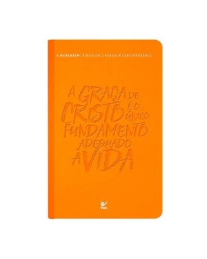 Biblia A Mensagem - Capa luxo - Laranja
