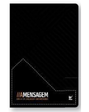 Bíblia A Mensagem Letra Gigante Preta: Bíblia em linguagem contemporânea