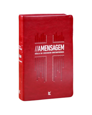 Bíblia A Mensagem Letra Gigante Vermelha: Bíblia em linguagem contemporânea