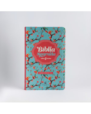 BÍBLIA ACF, CAPA FLEXÍVEL, FLORAL, LEITURA PERFEITA