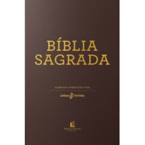 BÍBLIA ACF, CAPA LUXO MARROM, LEITURA PERFEITA