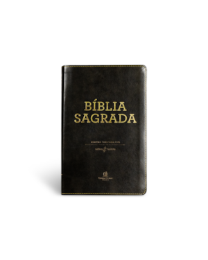 BÍBLIA ACF, CAPA LUXO PRETA, LEITURA PERFEITA