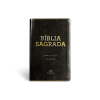 BÍBLIA ACF, COURO SOFT, PRETO, LEITURA PERFEITA