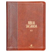 BÍBLIA ACF, LETRA TRADICIONAL, FONTE LEITURA PERFEITA, COM ESPAÇO PARA ANOTAÇÕES, CAPA LUXO MARROM