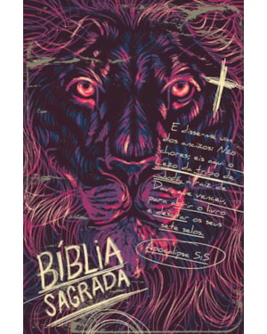 BÍBLIA ACF SLIM LION CHALK LETRA NORMAL - ALMEIDA CORRIGIDA FIEL