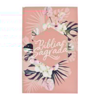 BÍBLIA ACF, SOFT TOUCH, CAPA DURA, FLORAL, LEITURA PERFEITA