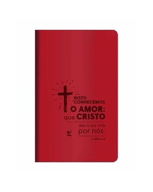 Bíblia AEC - Capa vermelha - Cruz