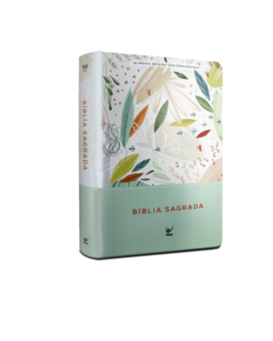 Biblia aec letra gigante pu verde estampada