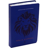 Bíblia AEC - Letra Grande - Capa Azul