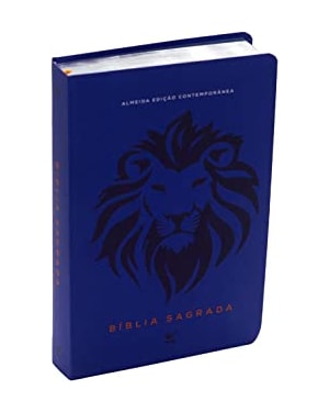 Bíblia AEC - Letra Grande - Capa Azul