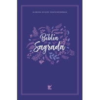 Bíblia AEC - Letra Grande - Capa Roxa