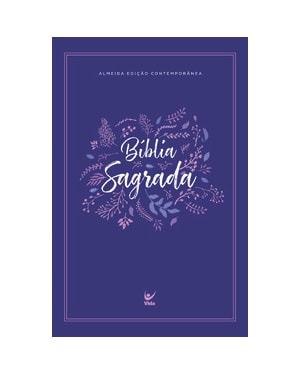 Bíblia AEC - Letra Grande - Capa Roxa