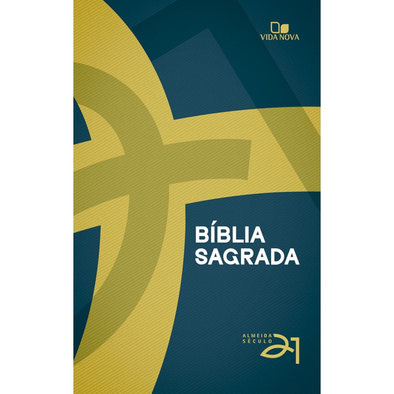 Bíblia Almeida Século 21 brochura - Cruz c/ referências cruzadas