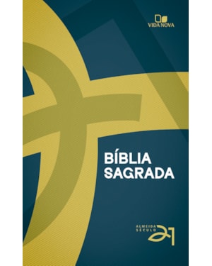 Bíblia Almeida Século 21 brochura - Cruz c/ referências cruzadas