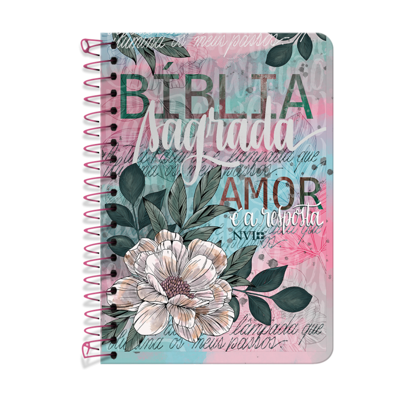 BÍBLIA ANOTE NVI - FLOR ARTÍSTICA: ANOTE SUAS EMOÇÕES