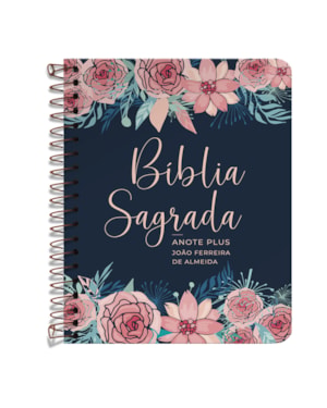 BÍBLIA ANOTE NVI GRANDE - CAPA ROSAS