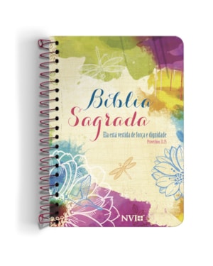 BÍBLIA ANOTE NVI GRANDE - ELA ESTÁ VESTIDA DE FORÇA E DIGNIDADE