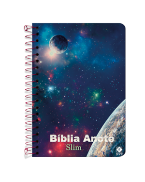 BÍBLIA ANOTE NVT SLIM ESPIRAL - UNIVERSO: SÉRIE SLIM