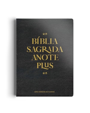 BÍBLIA ANOTE PLUS RC - CAPA SEMI LUXO PRETA