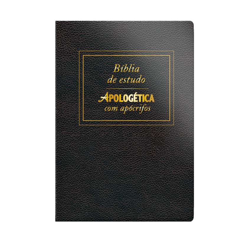 BÍBLIA APOLOGÉTICA COM APÓCRIFOS - LUXO PRETA